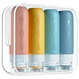 Gemice Silikon Reiseflaschen 90ml Set, 4 Stück...