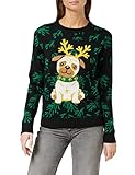 Urban Classics Damen Pullover Ladies Kitty Christmas...