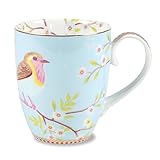 Floral Early Bird Blau Henkelbecher 0,35 l