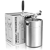 TMCRAFT 5Liter (170oz) Minifass Growler,...