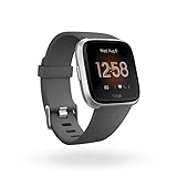 Fitbit Unisex-Adult FB415SRGY Versa Lite Smartwatch,...