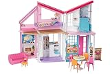 Barbie Malibu Haus, zweistöckige Traumvilla, mit 6...