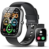 Smartwatch Herren Damen mit Bluetooth Telefonfunktion,...