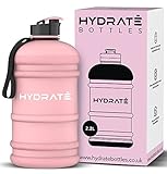 HYDRATE 1,3 Liter Wasserflasche - BPA-Frei mit...