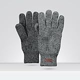 Barts Herren Haakon Glove Handschuhe, Grau (Charcoal...