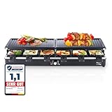 Raclette Grill für 12 Personen - Tischgrill...