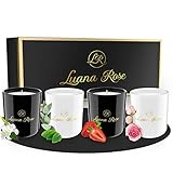 Luana Rose Duftkerzen Geschenkset - 4x 70g,...