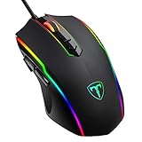 RGB Gaming Maus,Vollion Gamer Maus mit 8...