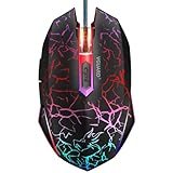 VGUARD Gaming Maus, Wired Hohe Präzision Optische...