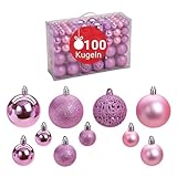 WOMA Christbaumkugeln Set Rosa & 22 weiteren Farben -...