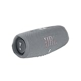 JBL Charge 5 Bluetooth-Lautsprecher in Grau –...