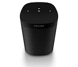 Sonos One Smart Speaker, schwarz – Intelligenter WLAN...