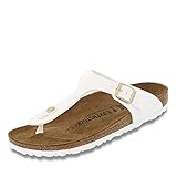 Birkenstock Damen Gizeh Birko-Flor flip-Flops, White,...