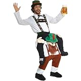 Morph Oktoberfest Huckepack Kostüm für Erwachsene,...