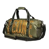 Leone 1947 Sporttasche Duffel Bag Grün/Gold - Kompakte...