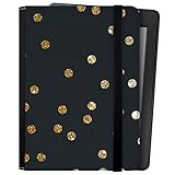 caseable Kindle und Kindle Paperwhite Hülle, Gold Dots