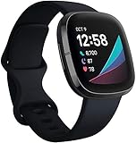 Fitbit Sense – Smartwatch Lunar Carbon/Graphit...