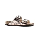 Birkenstock Damen Arizona Microfibre Gator Gleam Copper...