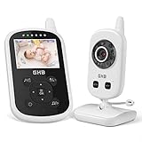 GHB Babyphone mit Kamera Video Baby Monitor 2,4 GHz...