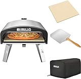 Mimiuo Gas pizzaofen, Outdoor Edelstahl Gas Pizza...