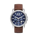 Armani Exchange Herrenuhr , Quarzwerk Chronograph, 45mm...