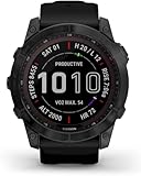 Garmin Fenix 7X Sapphire Solar mit Silikonarmband...