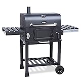 TAINO HERO XL BBQ Smoker GRILLWAGEN Holzkohle Grill...