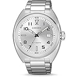 CITIZEN Herren Analog Automatik Uhr mit Edelstahl...