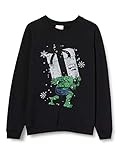 Marvel Jungen Christmas Hulk Sweatshirt, Schwarz...