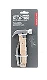Kikkerland Multifunktionswerkzeug Holz 'Hammer Tool',...