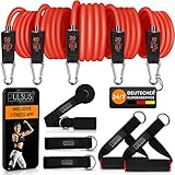 Fitnessband Resistance Bands Set mit Übungsvideo App -...