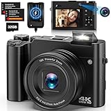 4K Digitalkamera Fotokamera Dual Kamera 64 MP Autofokus...