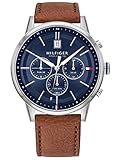 Tommy Hilfiger Herren Multifunktions-Quarzuhr mit 44 mm...