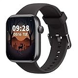 AcclaFit Smartwatch Damen Herren, 1.85 Zoll HD-Display...