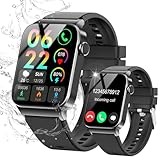 VKROBAG Smartwatch Damen Herren mit Telefonfunktion,...