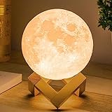 Mydethun Muttertagsgeschenk Mondlampe 3D Moonlight 12cm...