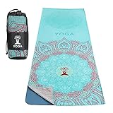 MoKo Yogamatten Handtuch, rutschfest Yoga Handtuch...