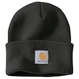 Carhartt, Herren, Strickmütze mit Umschlag, Schwarz,...