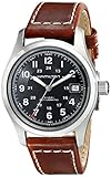 Hamilton Herren Analog Automatik Uhr mit Leder Armband...