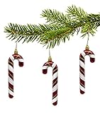 Melo Zuckerstangen Baumschmuck 6-TLG. Kunststoff 12,5...