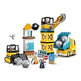 LEGO 10932 DUPLO Baustelle mit Abrissbirne, Spielzeug...