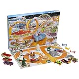 Hot Wheels Adventskalender, 8 Spielzeugautos mit...