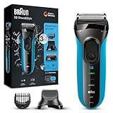 Braun Series 3 Rasierer Herren, 3-in-1-Elektrorasierer,...