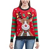 MUYOGRT Weihnachtspullover Familie Set Pullover Damen...