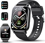 Smartwatch Herren Damen, 1,85' Zoll Voll Touchscreen...