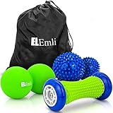 Original Igelball Massage Set | 4er Set | Faszienball |...