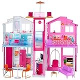 Barbie Haus Traumvilla, Stadthaus mit 3-Etagen und 5...