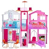 Barbie Haus Traumvilla, Stadthaus mit 3-Etagen und 5...