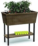 Keter Urban Bloomer Hochbeet für Balkon mit...