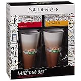 TILZ GEAR Friends Merchandise Latte Glas Kaffeetassen...